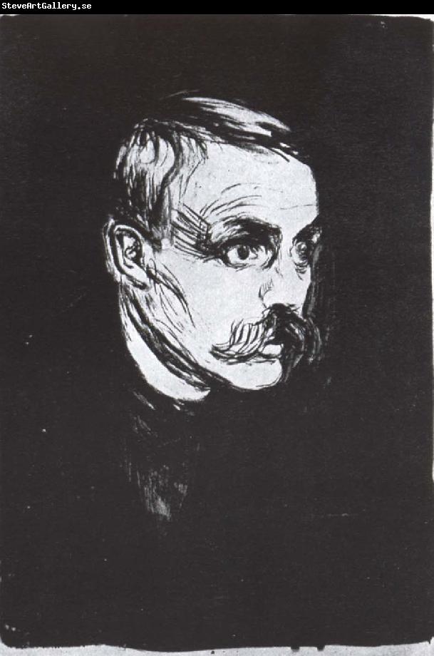 Edvard Munch Portrait of head